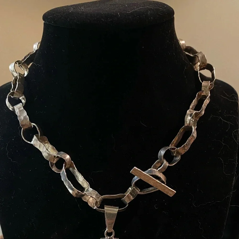 Sterling silver cross pendant (no chain)